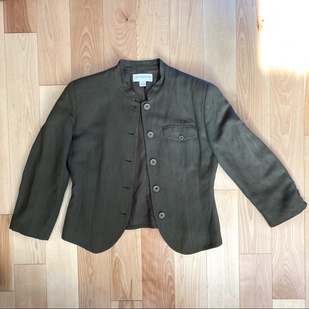 Vintage Blazer Liz Claiborne Made In 🇺🇸 - Picture 1 of 6